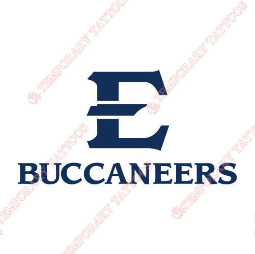 ETSU Buccaneers Customize Temporary Tattoos Stickers NO.4342